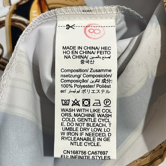 Shein Men's Manfinity Chain Print Shirt & Short Set Size XXL Resortwear Vacation - Picture 7 of 16